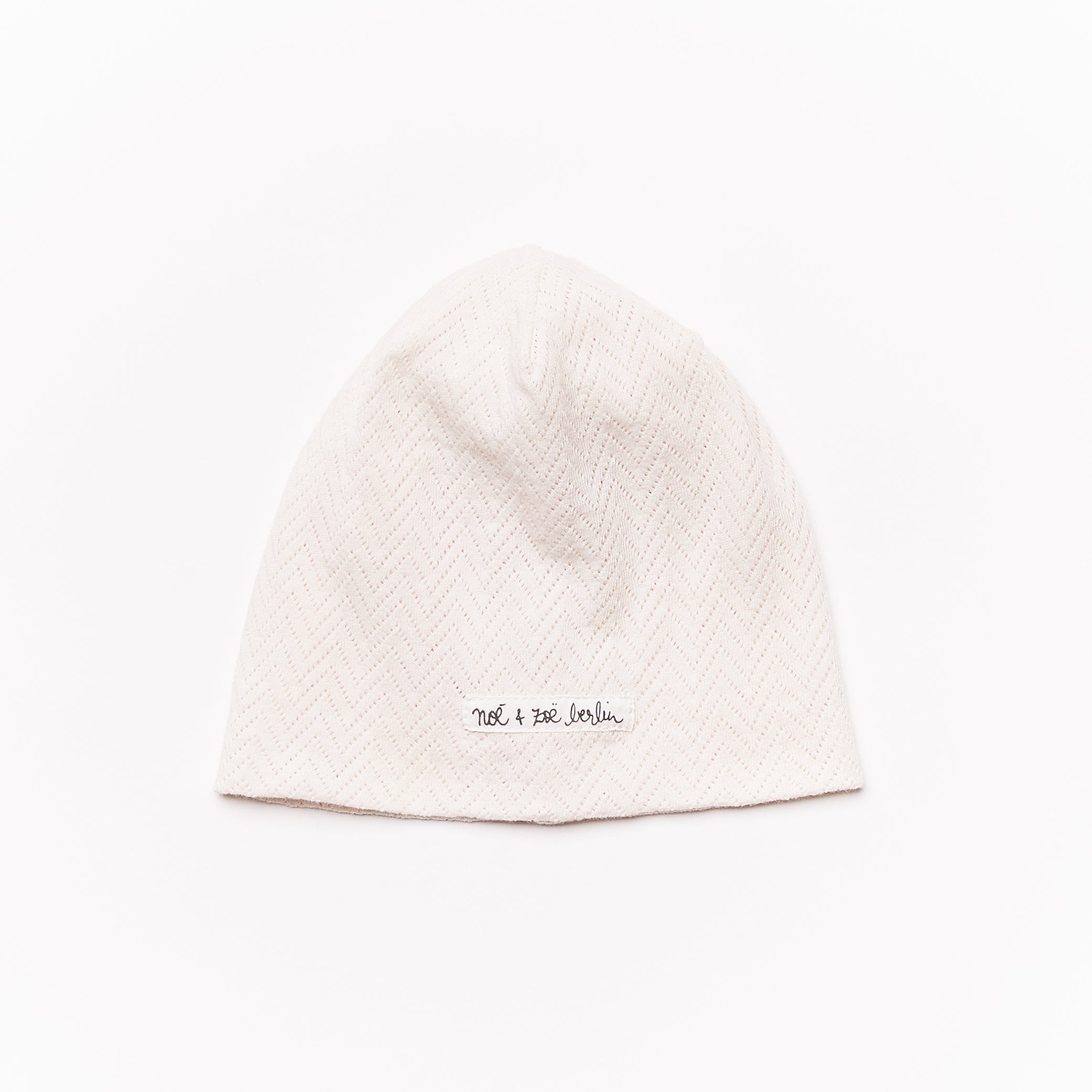 Baby Beanie    ecru    0-3m    SAMPLE Angebot