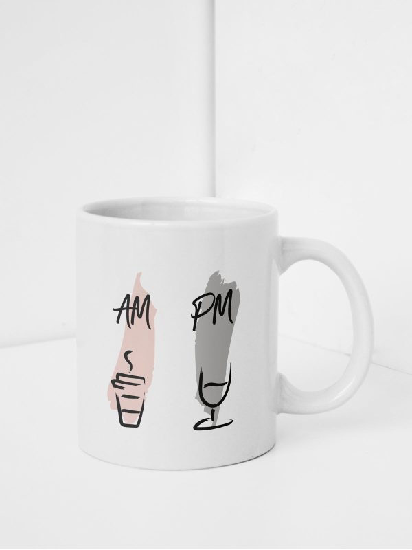 Statement Mug: AM    PM Rabatt