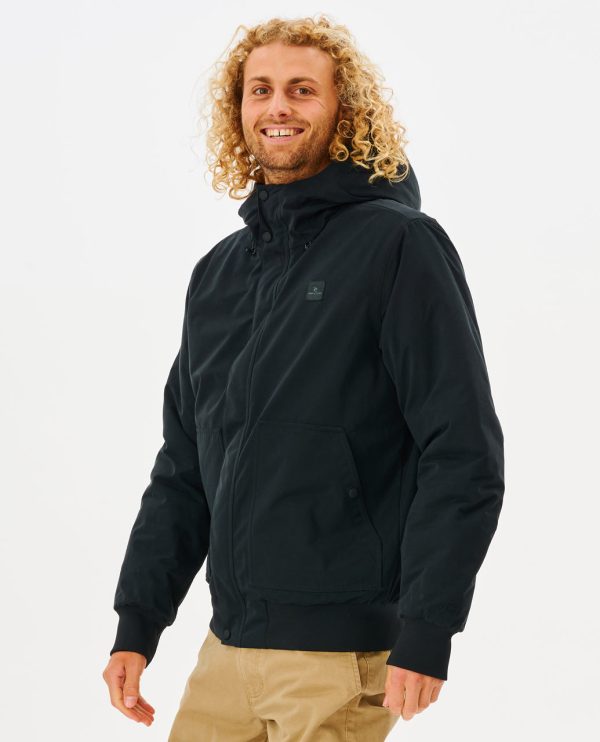 Ripcurl Anti Series One Shot Jacket - Washed Black Online-Verkauf – Bild 2