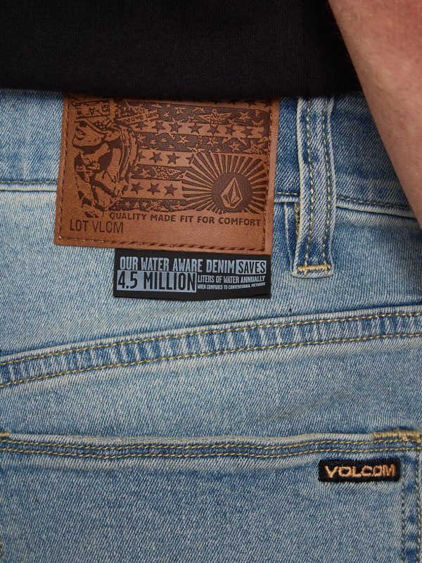 Volcom SOLVER DENIM - WORKER INDIGO VINTAGE Zu verkaufen – Bild 3