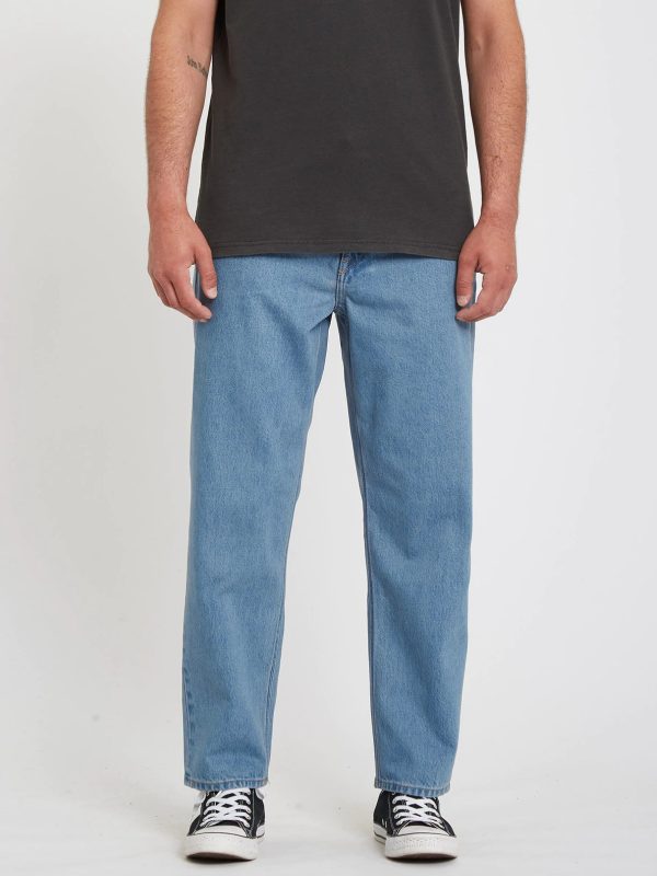 Volcom MODOWN TAPERED DENIM Baggy Jeans- BLUE Online-Schn?ppchen
