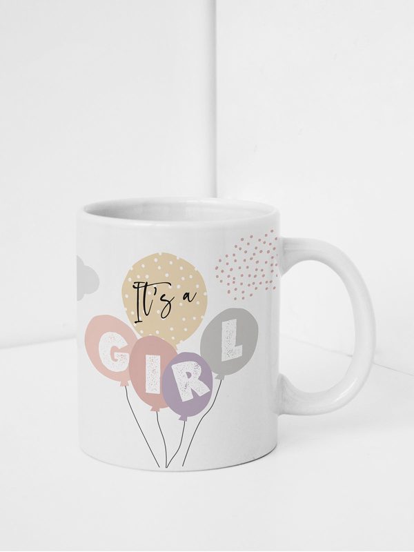 Statement Mug: It s a girl Im Angebot