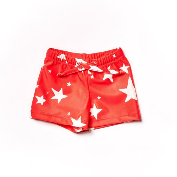 Baby Swim Short    red stars Online