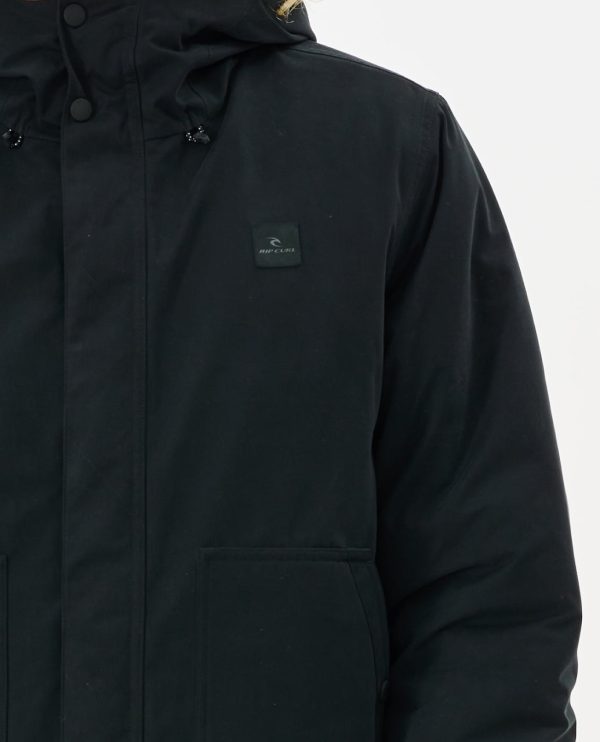 Ripcurl Anti Series One Shot Jacket - Washed Black Online-Verkauf – Bild 5