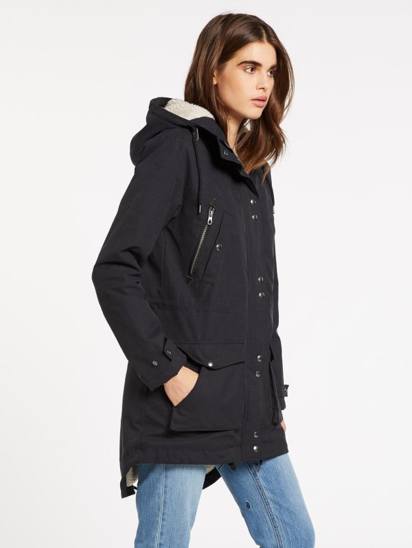 Volcom Walk On By 5K Parka - black Online-Schn?ppchen – Bild 4