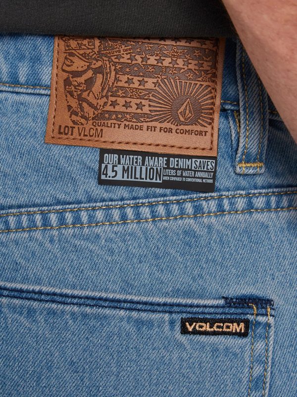 Volcom MODOWN TAPERED DENIM Baggy Jeans- BLUE Online-Schn?ppchen – Bild 3