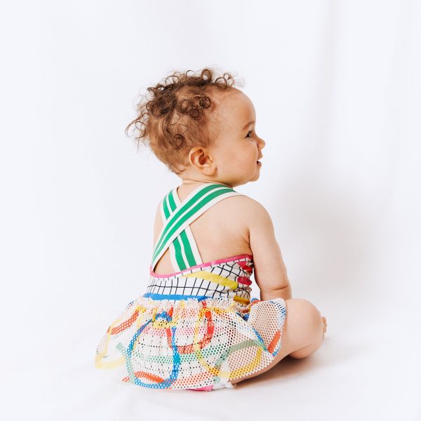 Baby Swim Suit    blue stripes Zu verkaufen – Bild 3