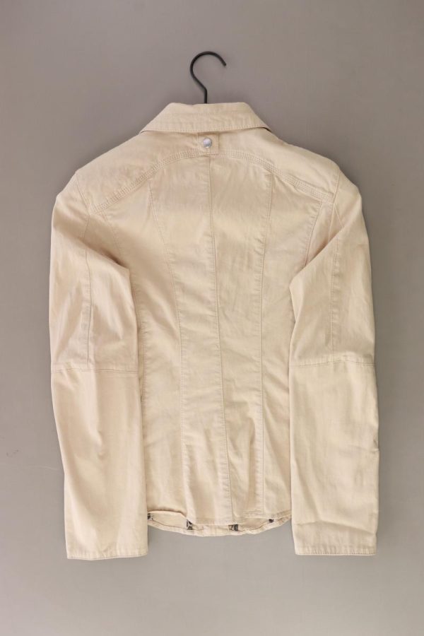 Marc Cain Langarmbluse Gr. 34 creme aus Baumwolle Angebot – Bild 2
