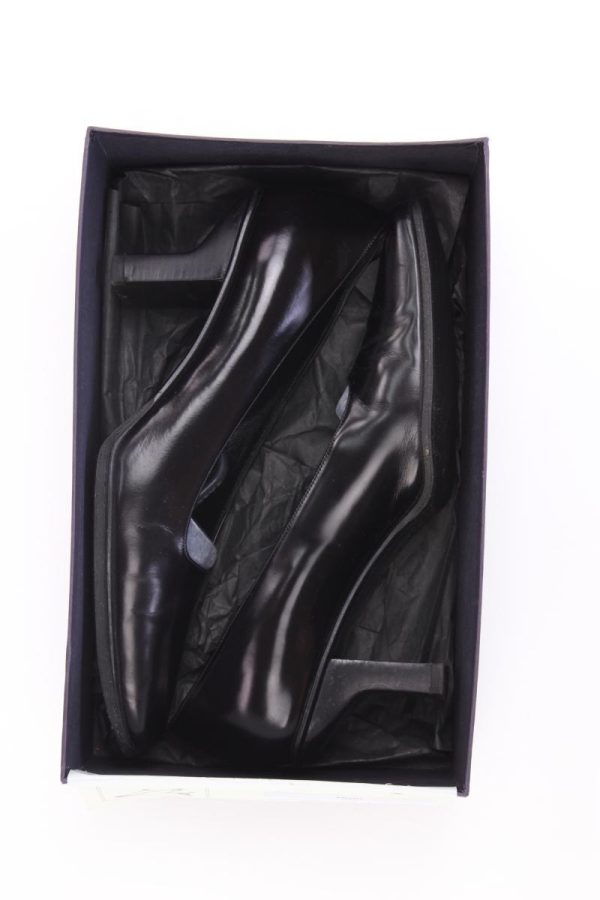 Prada Calzature Donna Spazzolato Leder Pumps Gr. 38,5 schwarz Online – Bild 5