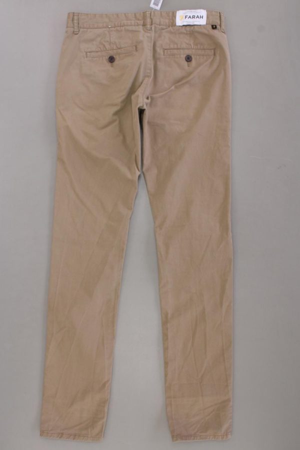 Farah Chinohose Gr. W29 L32 braun aus Baumwolle Online-Schn?ppchen – Bild 3
