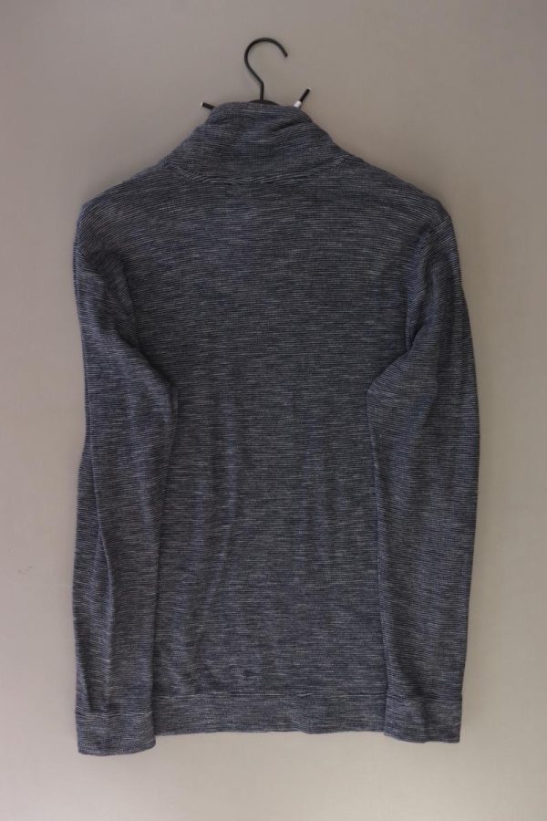 Tom Tailor (Denim) Feinstrickpullover für Herren Gr. L blau aus Baumwolle Mode – Bild 2