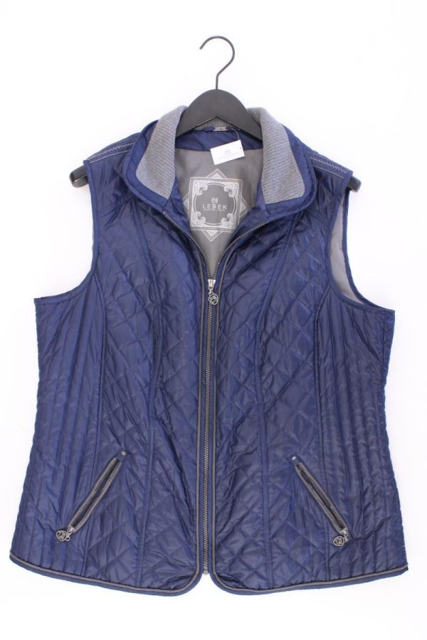 LEBEK Barbara Lebek Steppweste Gr. 44 blau aus Polyester Jetzt online