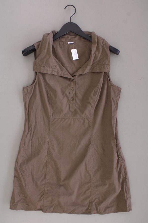 CORLEY Regular Bluse Gr. 40 olivgrün aus Baumwolle Schn?ppchen