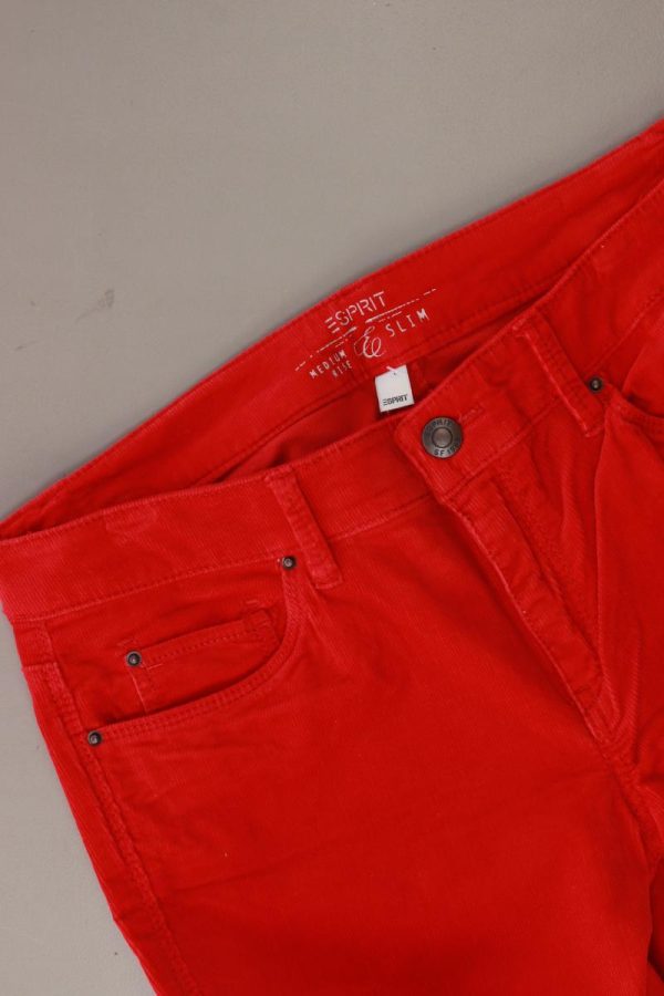 Esprit Cordhose Gr. 36 rot aus Baumwolle Angebot – Bild 3