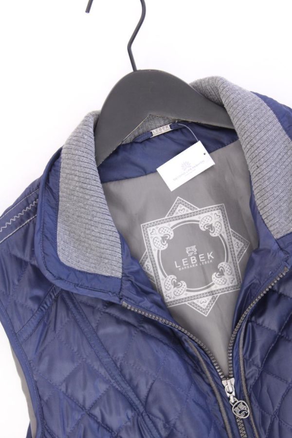 LEBEK Barbara Lebek Steppweste Gr. 44 blau aus Polyester Jetzt online – Bild 2