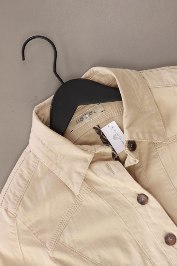 Marc Cain Langarmbluse Gr. 34 creme aus Baumwolle Angebot – Bild 3