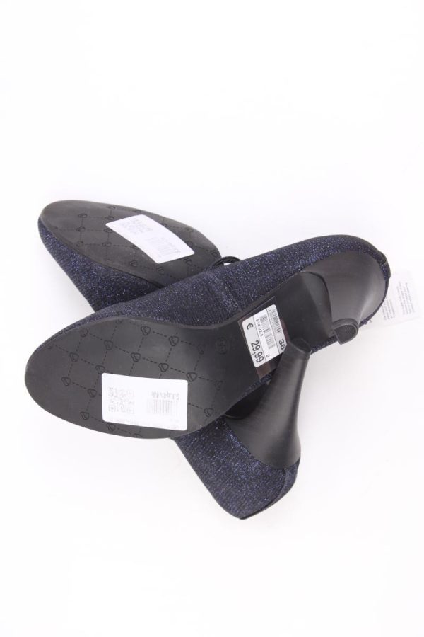 Pumps mit Glitzer Gr. 36 neu mit Etikett Neupreis: 29,99€! blau Zu verkaufen – Bild 4
