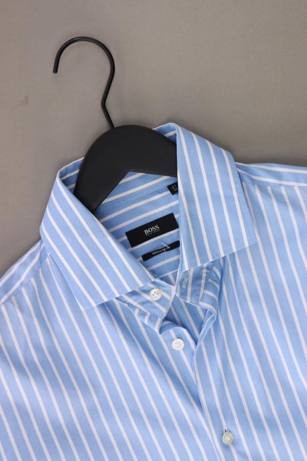 BOSS by Hugo Boss Langarmhemd für Herren Gr. Hemdgröße 41 gestreift blau Online – Bild 3