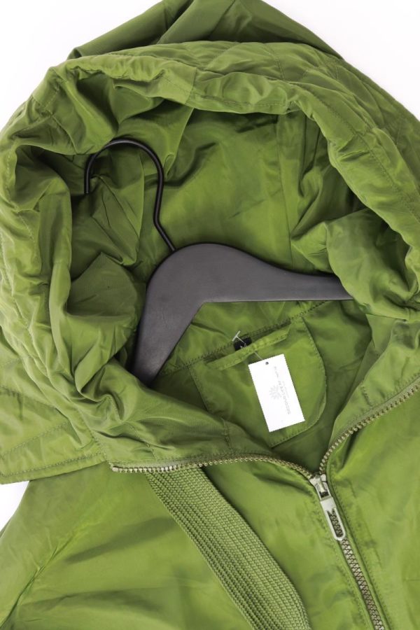 Übergangsjacke Gr. M olivgrün aus Polyester Schn?ppchen – Bild 3