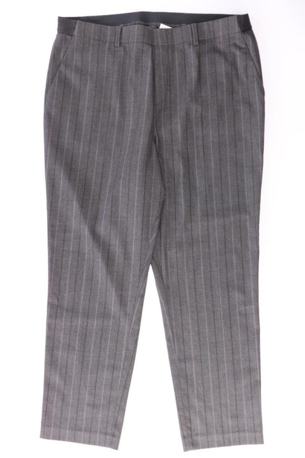 Uniqlo Hose Gr. XL gestreift grau aus Polyester Online-Schn?ppchen