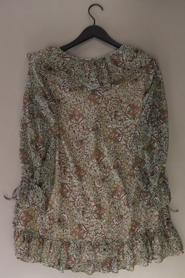 Zara Regular Tunika Gr. S mit Blumenmuster olivgrün aus Polyester Jetzt online – Bild 2