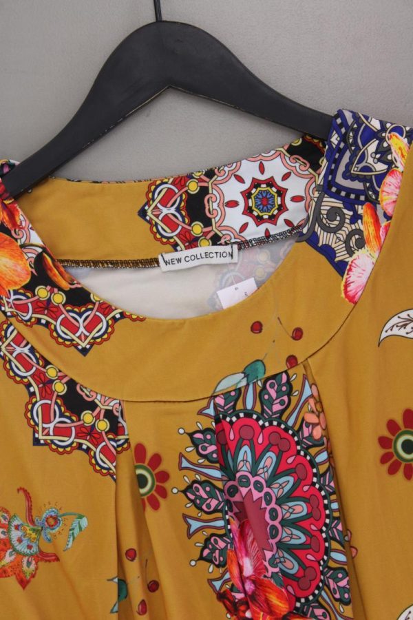 New Collection Trägertop Gr. OneSize mit Blumenmuster gelb aus Polyester Jetzt online – Bild 2