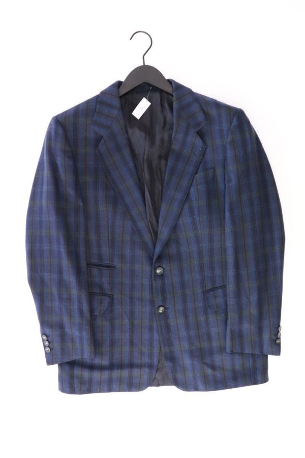 Burberry s Wollsakko für Herren Gr. 48 kariert Vintage blau aus Schurwolle Jetzt online