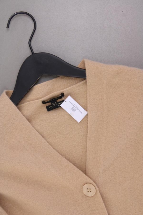 Massimo Dutti Strickjacke Gr. M Langarm braun aus Wolle Rabatt – Bild 2
