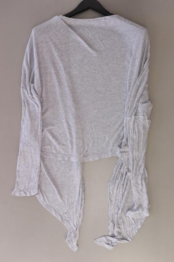 Tom Tailor Strickjacke Gr. M Langarm grau aus Viskose Mode – Bild 2
