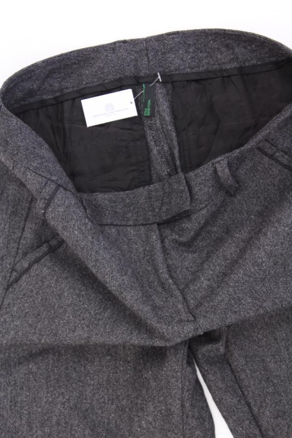 Benetton Stoffhose Gr. 34 grau Angebot – Bild 2