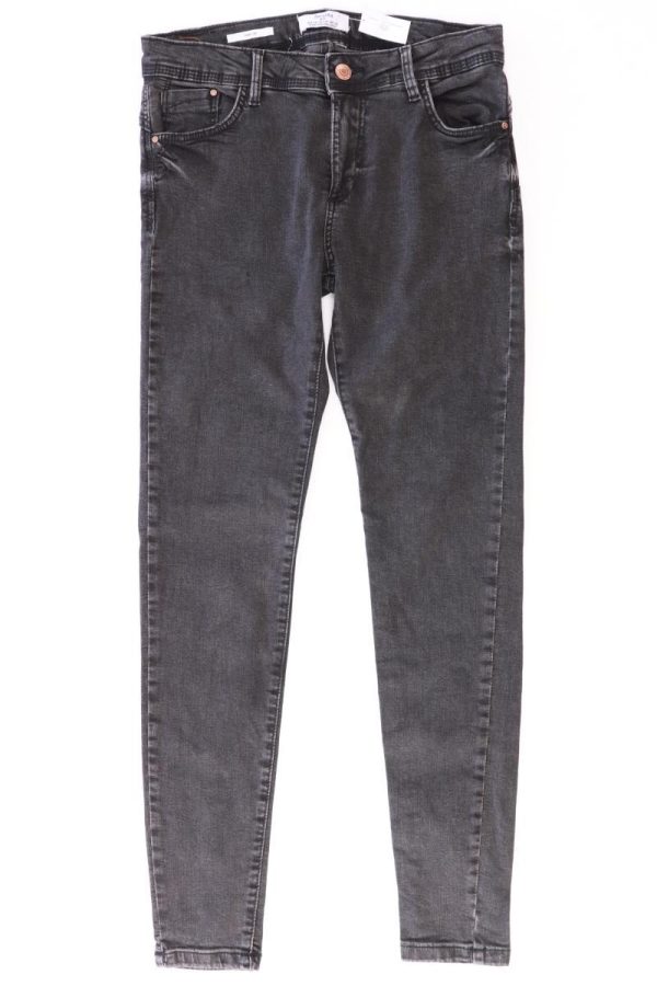 Bershka Skinny Jeans Gr. 38 grau aus Baumwolle Verkauf