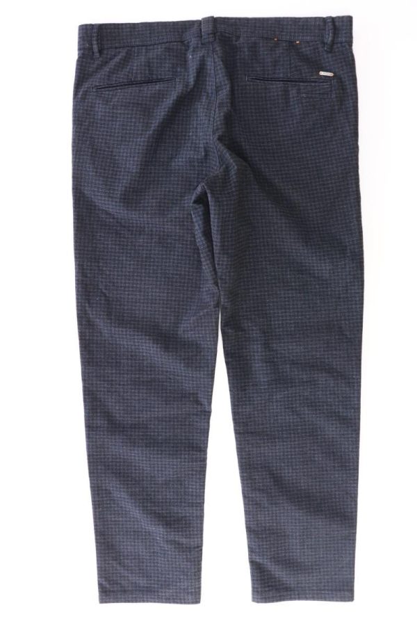 BOSS by Hugo Boss Chinohose für Herren Gr. 52 kariert blau aus Baumwolle Angebot – Bild 2