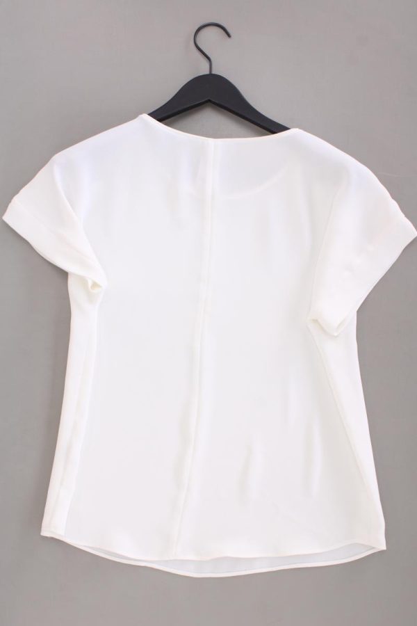 River Island Kurzarmbluse Gr. 38 neuwertig creme aus Polyester Angebot – Bild 3