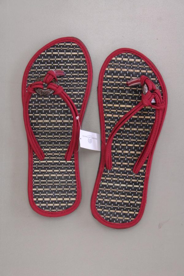 Zehenriemensandalen Gr. 38 neuwertig rot Rabatt