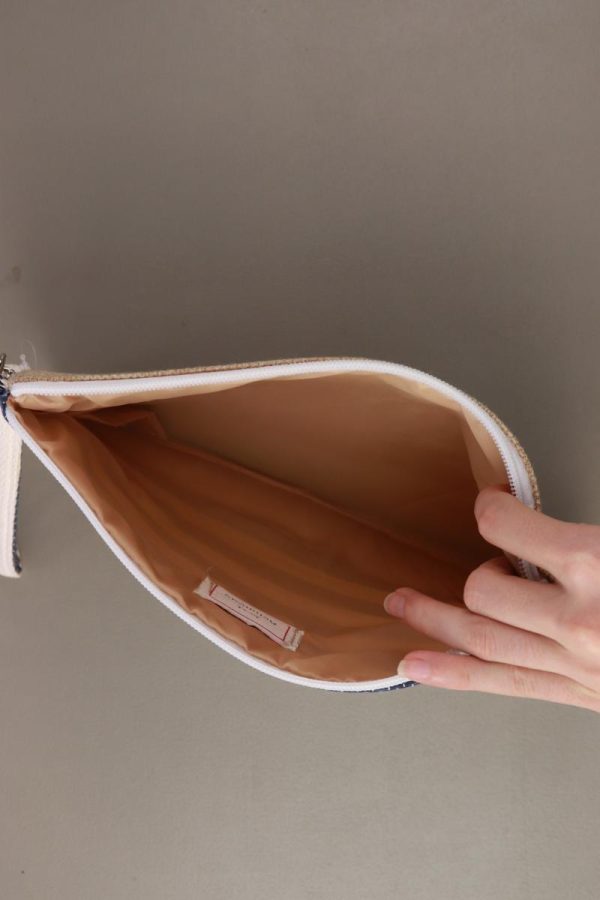 Pouch gestreift blau Schn?ppchen – Bild 3