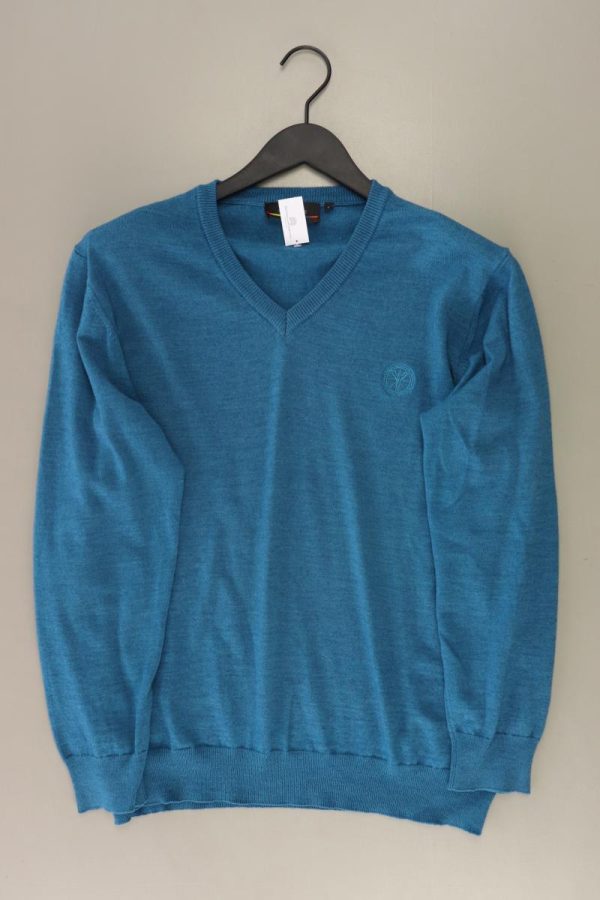 Carlo Colucci Wollpullover für Herren Gr. L türkis Online-Verkauf