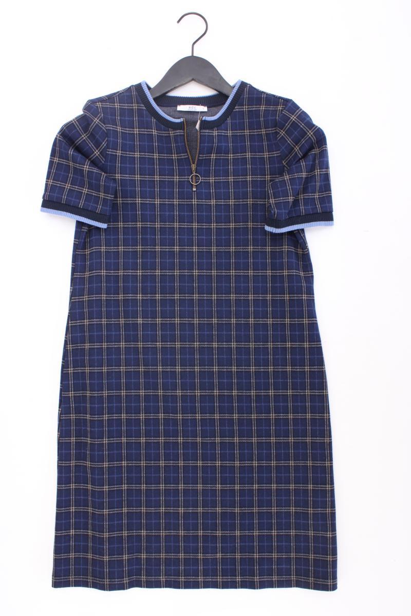 edc by Esprit Kurzarmkleid Gr. S kariert blau aus Polyester Rabatt