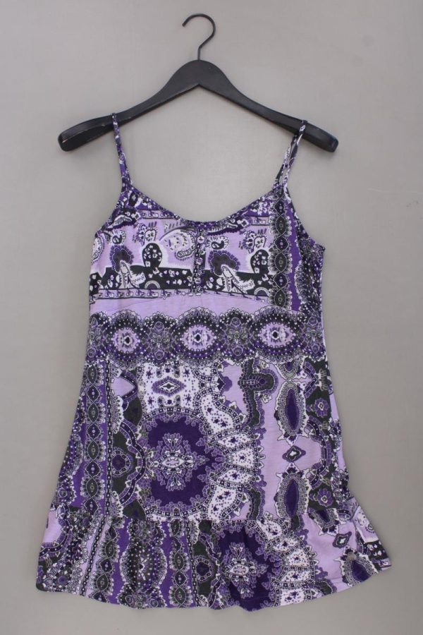 Street One Spaghetti-Top Gr. 38 mit Paisleymuster lila aus Polyester Im Angebot