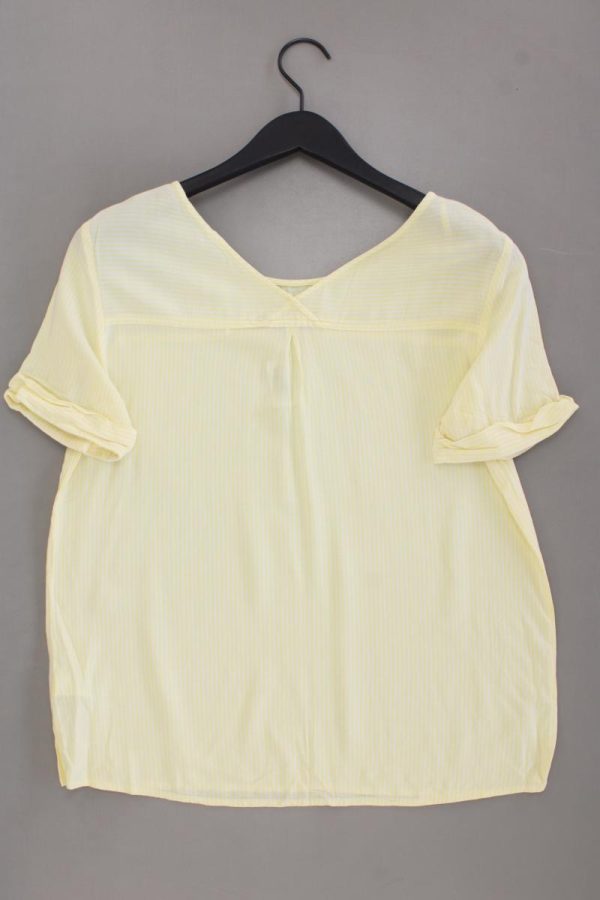 edc by Esprit Kurzarmbluse Gr. M gestreift gelb aus Viskose Mode – Bild 3