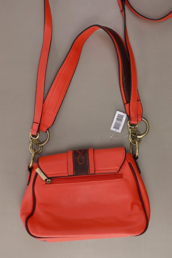 Dalery Schultertasche orange aus Leder Im Angebot – Bild 2