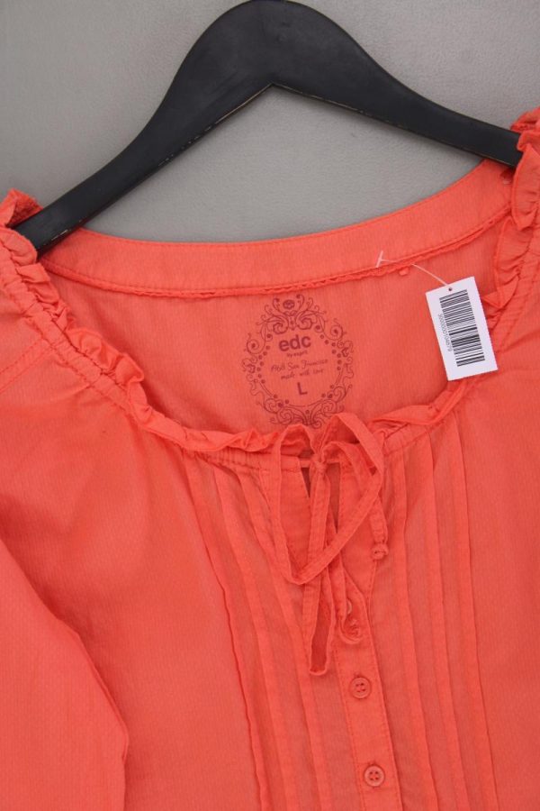 edc by Esprit Langarmbluse Gr. L orange aus Baumwolle Zu verkaufen – Bild 2