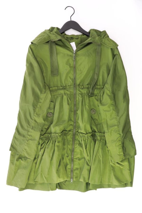 Übergangsjacke Gr. M olivgrün aus Polyester Schn?ppchen