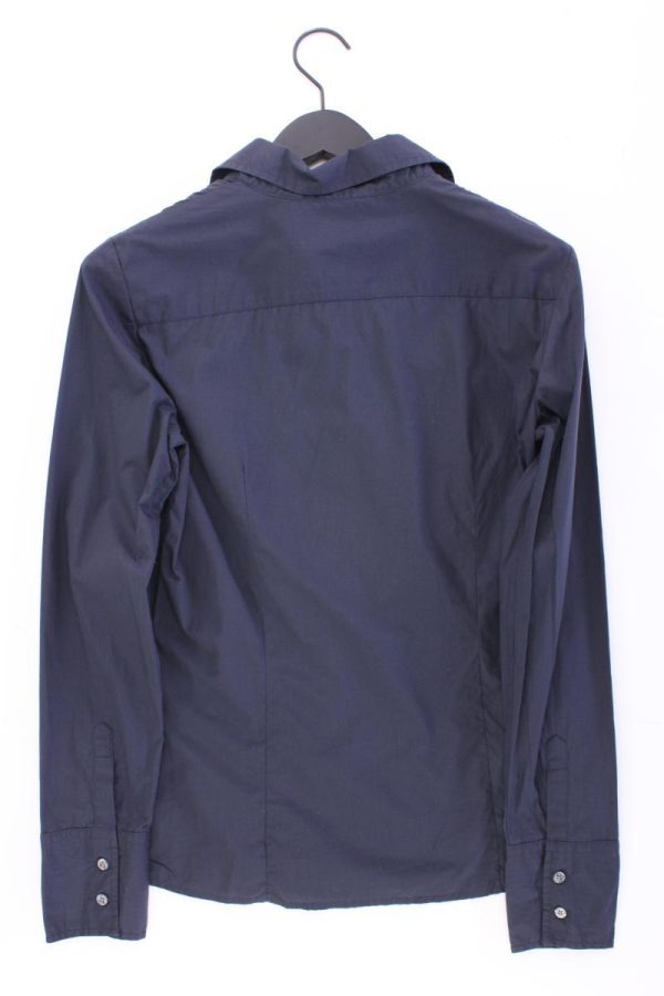 United Colors of Benetton Langarmbluse Gr. L blau aus Baumwolle Schn?ppchen – Bild 3