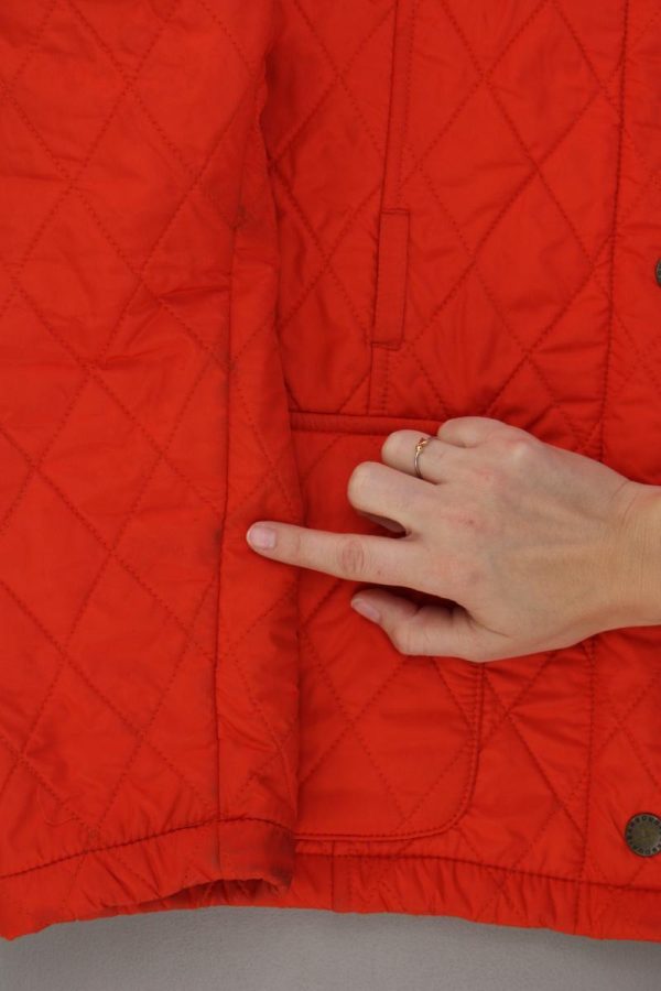 Barbour Steppjacke Gr. XL orange aus Baumwolle Mode – Bild 2