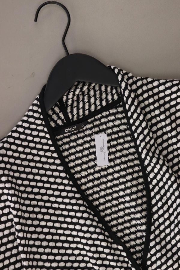 Only Strickjacke Gr. L Langarm grau aus Baumwolle Rabatt – Bild 3