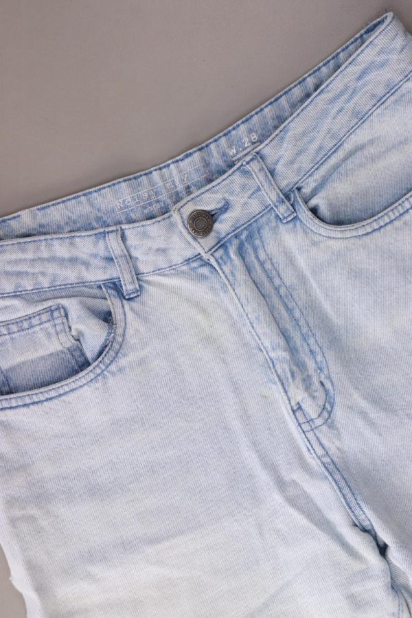 Noisy May Straight Jeans Gr. W28 L28 blau aus Baumwolle Rabatt – Bild 3
