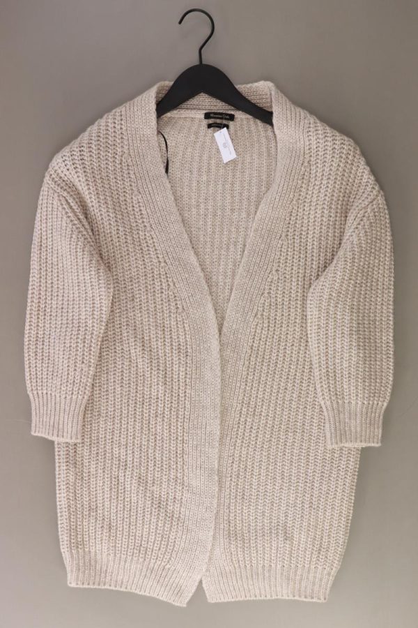 Massimo Dutti Strickjacke Gr. L Langarm creme Mode