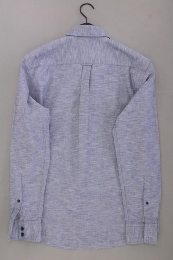 BOSS by Hugo Boss Langarmhemd für Herren Gr. L blau aus Baumwolle Schn?ppchen – Bild 3