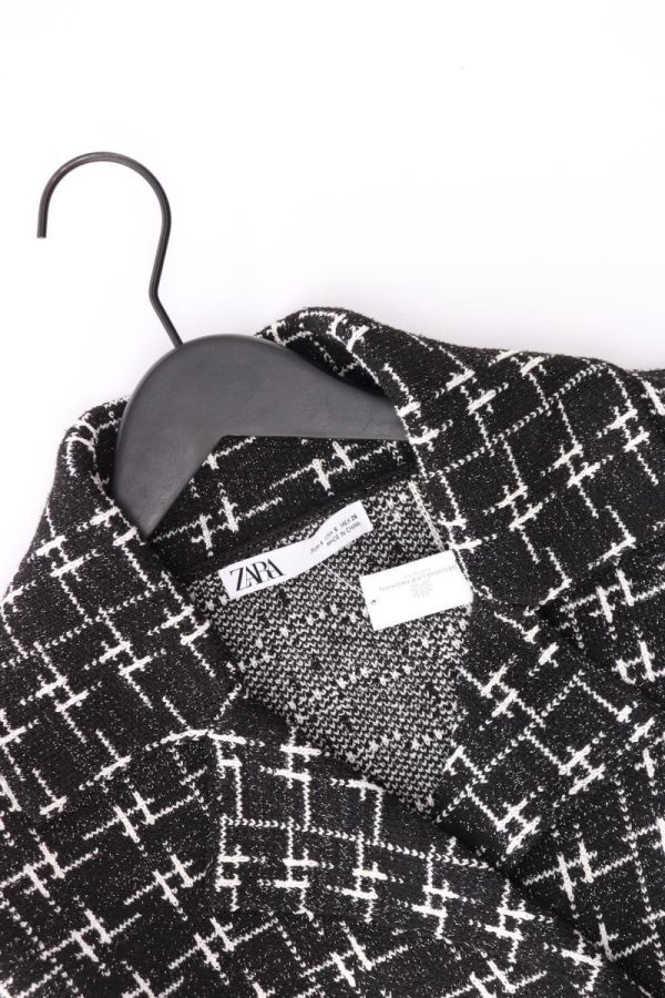 Zara Regular Blazer Gr. S neuwertig schwarz aus Polyester Schn?ppchen – Bild 3