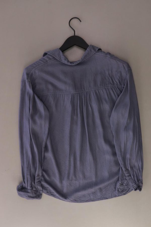 Mustang Langarmbluse Gr. 36 blau aus Viskose Angebot – Bild 2
